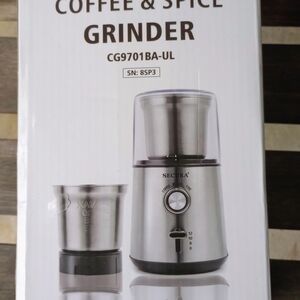 Silver Coffee & Spice Grinder